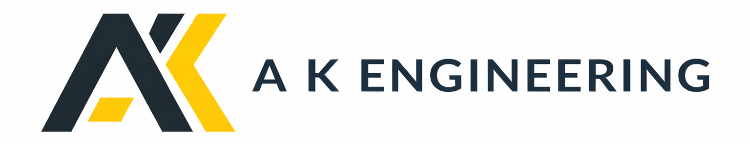 A K Engineering Logo
